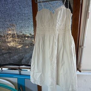 By Anthropologie White Women's Romantic Sun Dress